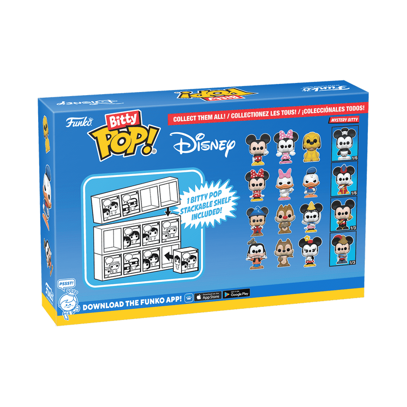 Funko Bitty POP! Disney - Mickey, 4-Pack Series 1 - Image 3