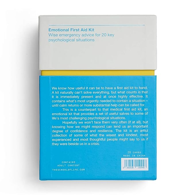 The School of Life - Book | Emotional First Aid Kit | 20 Psychological Situations - Brand Academy Store