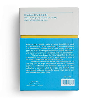 The School of Life - Book | Emotional First Aid Kit | 20 Psychological Situations - Brand Academy Store