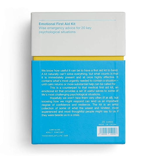 The School of Life - Book | Emotional First Aid Kit | 20 Psychological Situations