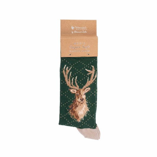 Bamboo Socks - Portrait Of A Stag - Image 1