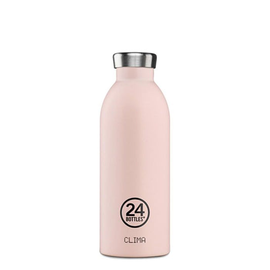 24 Bottles - Insulated Water Bottle | Clima Bottle | Dusty Pink | 500ml