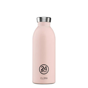 24 Bottles - Insulated Water Bottle | Clima Bottle | Dusty Pink | 500ml