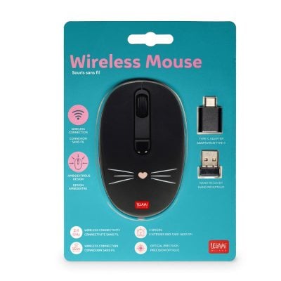 Legami Wireless Mouse - Kitty