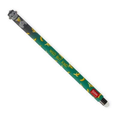 Legami Erasable Gel Pen - Gorilla, Black Ink