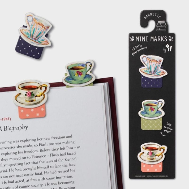 If Mini Marks Magnetic Mini Bookmark Cup of Tea - Image 1