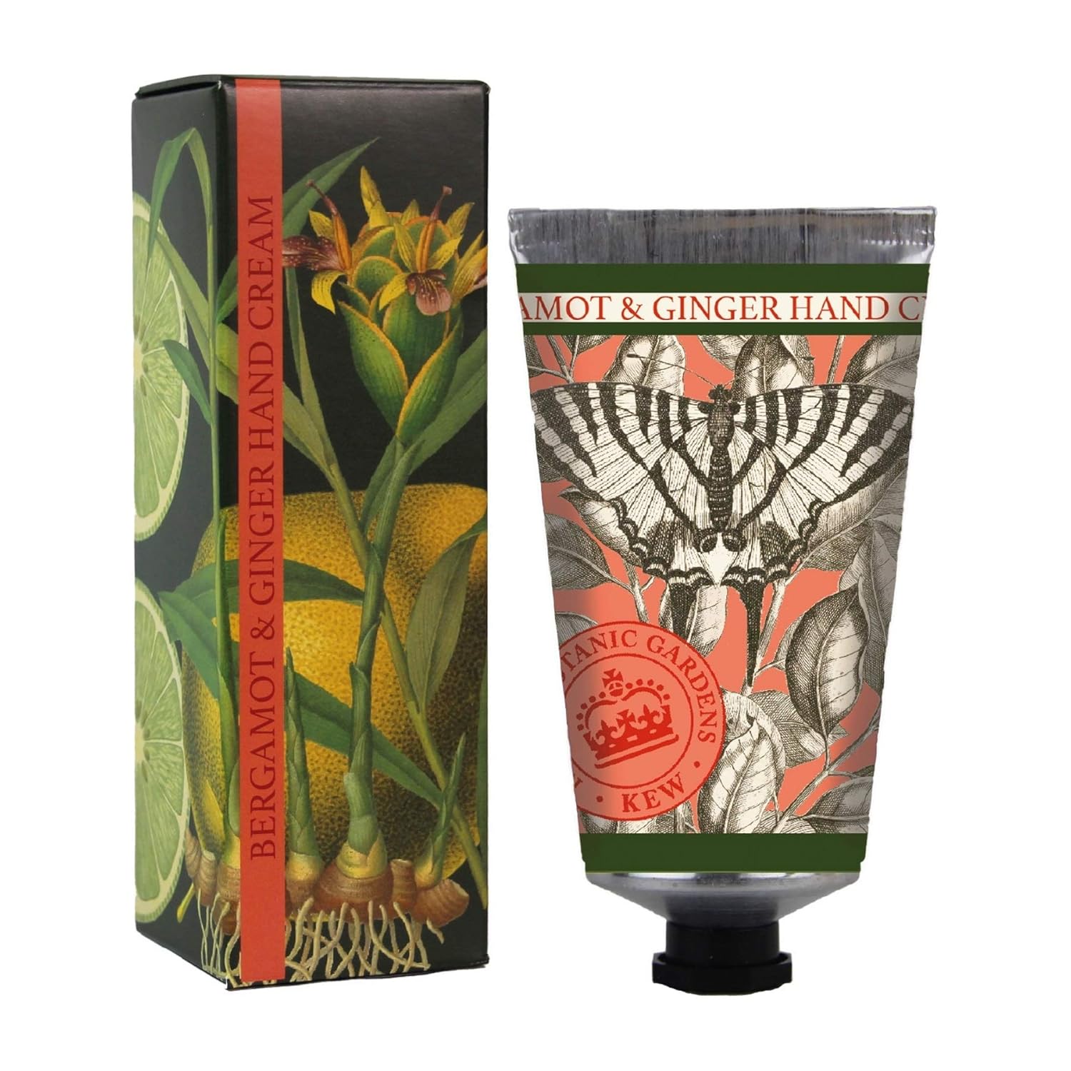Kew Gardens Bergamot & Ginger Hand Cream 75ml - Image 1