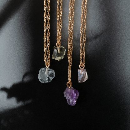 Timi of Sweden - Necklace |  Looking Good! Aquamarine Necklace | Gold Plated