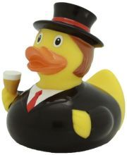 Lilalu Wedding Groom Rubber Duck Bathtime Toy - Image 1