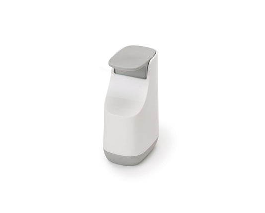 Bathroom Slim Compact Soap Dispenser White/ Grey - Image 1