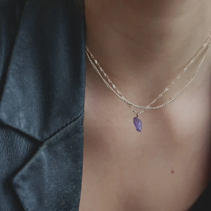 Timi of Sweden - Necklace | Stay Cool Amethyst Necklace