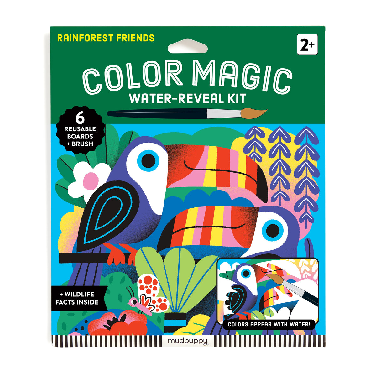 Rainforest Friends Colour Magic Water-Reveal Kit