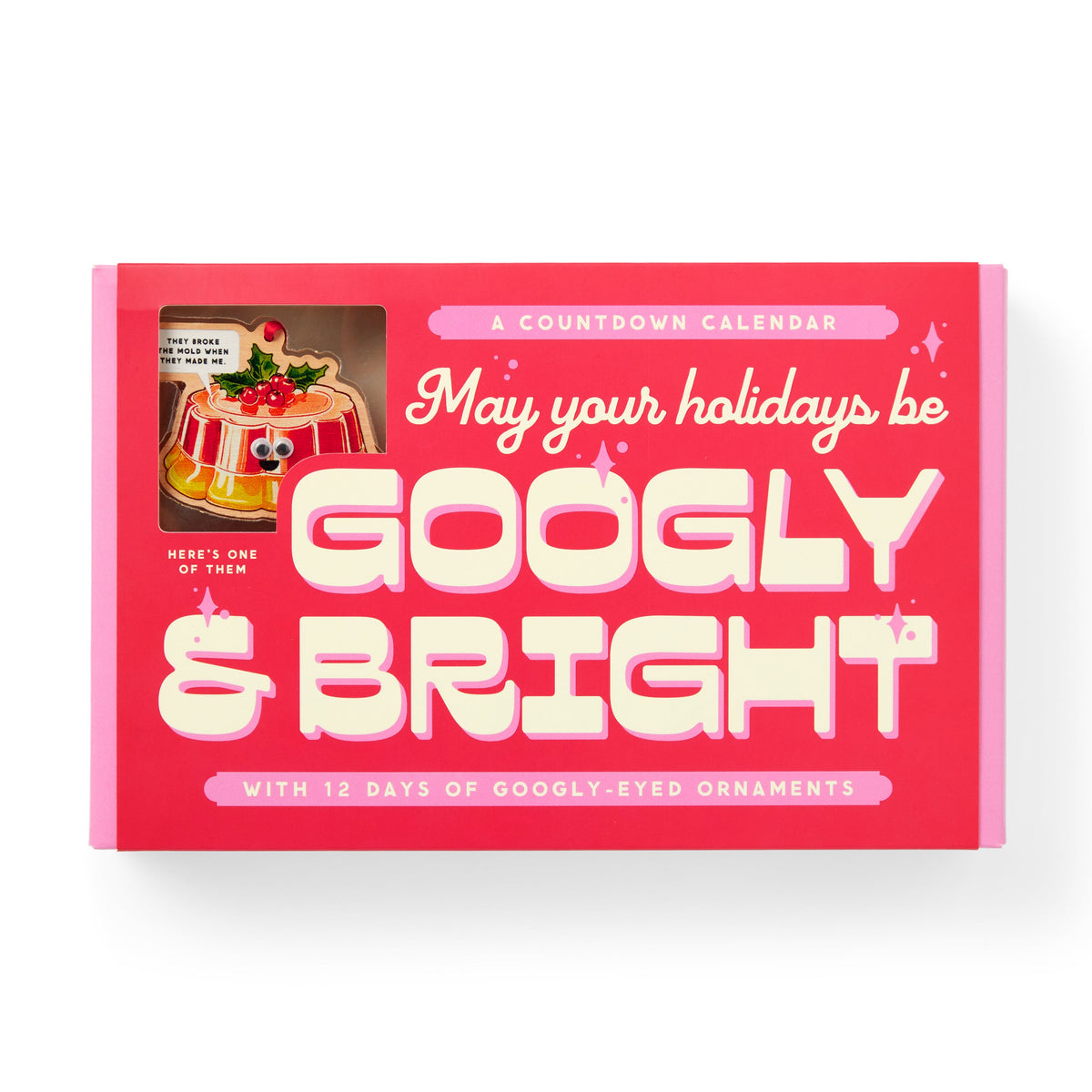 Googly and Bright Holiday Ornament Countdown Calendar