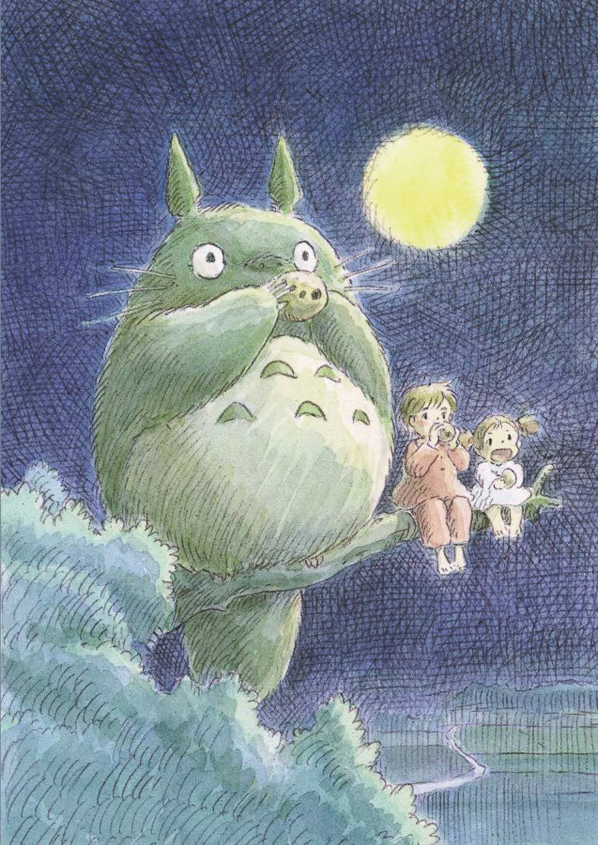 Studio Ghibli My Neighbor Totoro Journal (Ocarina Under the Moon)
