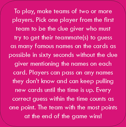 After Dinner Amusements: Guess That Name! - image 3