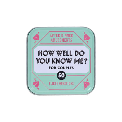After Dinner Amusements: How Well Do You Know Me? For Couples - 50 Flirty Questions - image 3