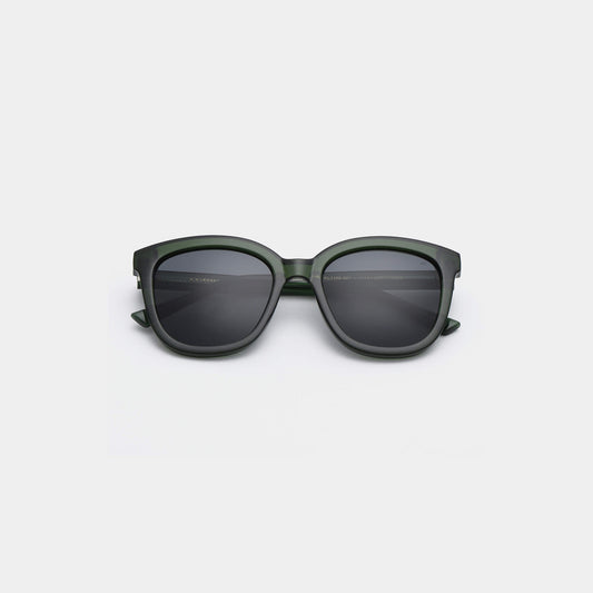 Sunglasses Billy in Dark Green Transparent