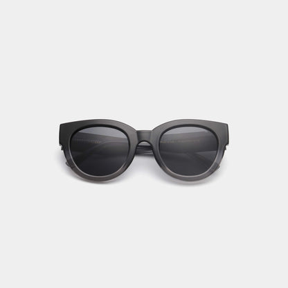 Sunglasses Round Lilly in Black Grey Transparent
