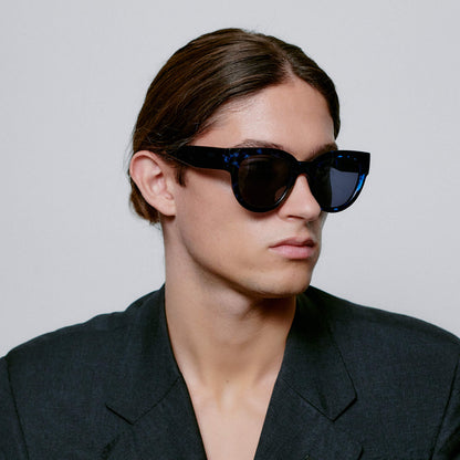 Sunglasses Round Lilly in Demi Blue