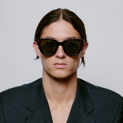 Sunglasses Round Lilly in Demi Tortoise