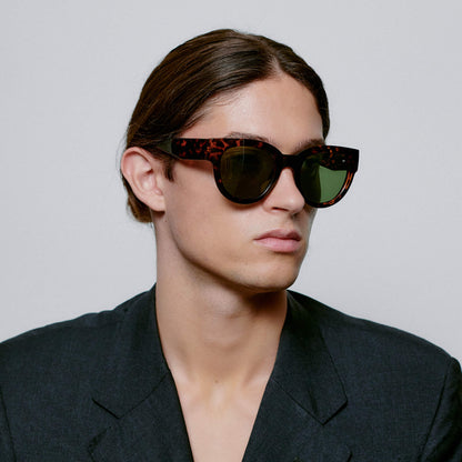Sunglasses Round Lilly in Demi Tortoise