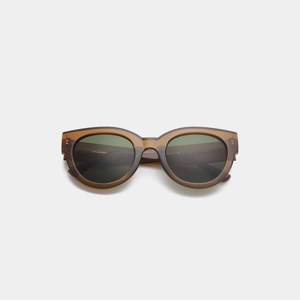 
            
                Load image into Gallery viewer, Sunglasses Round Lilly in Smoke Transparent
            
        