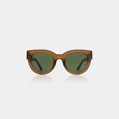 Sunglasses Round Lilly in Smoke Transparent
