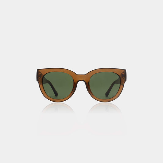 Sunglasses Round Lilly in Smoke Transparent