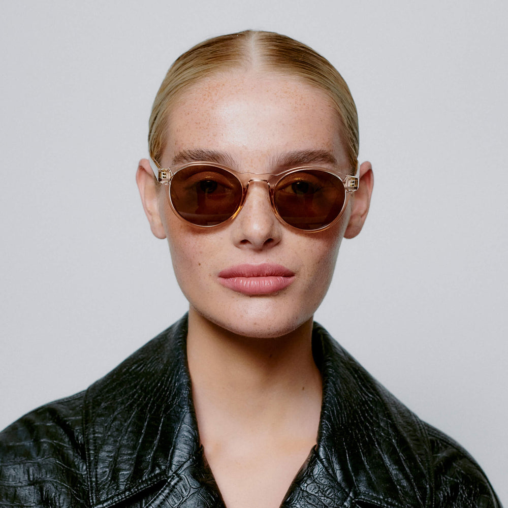 Sunglasses Round Marvin in Champagne