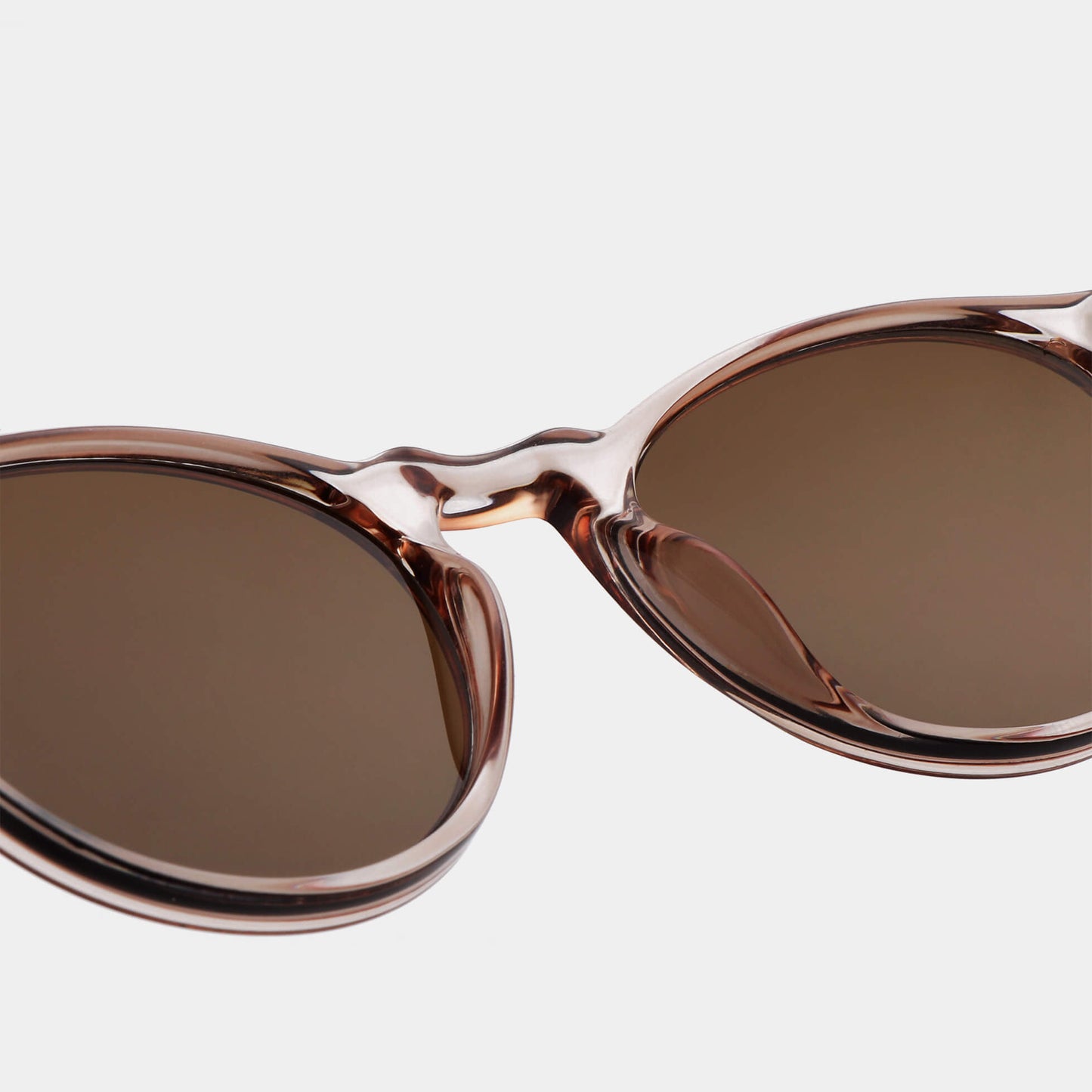 Sunglasses Round Marvin in Champagne