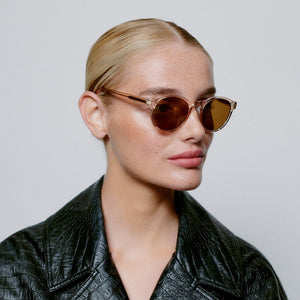 Sunglasses Round Marvin in Champagne