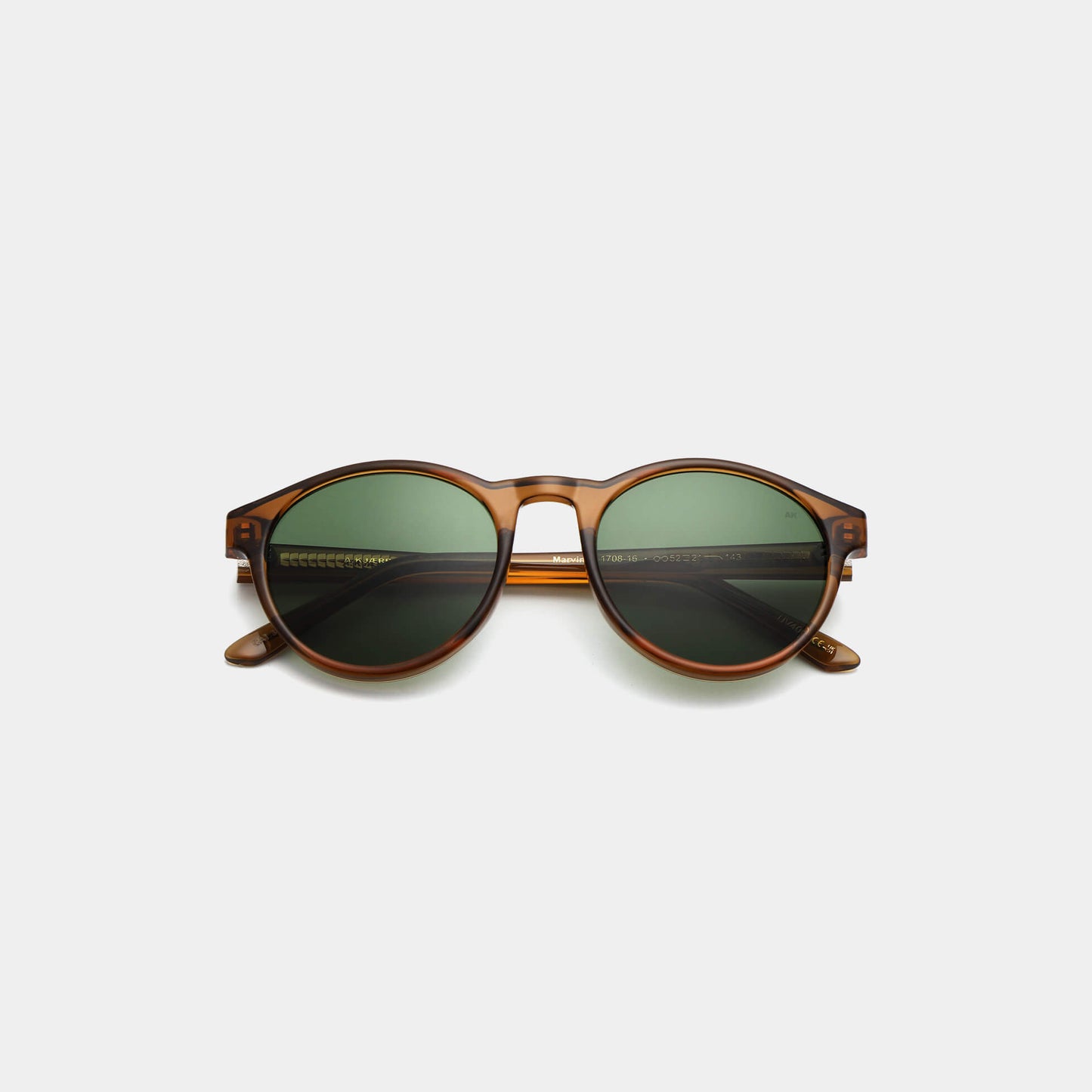 Sunglasses Round Marvin in Smoke Transparent
