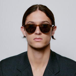 Sunglasses Round Marvin in Smoke Transparent