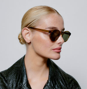 Sunglasses Round Marvin in Smoke Transparent