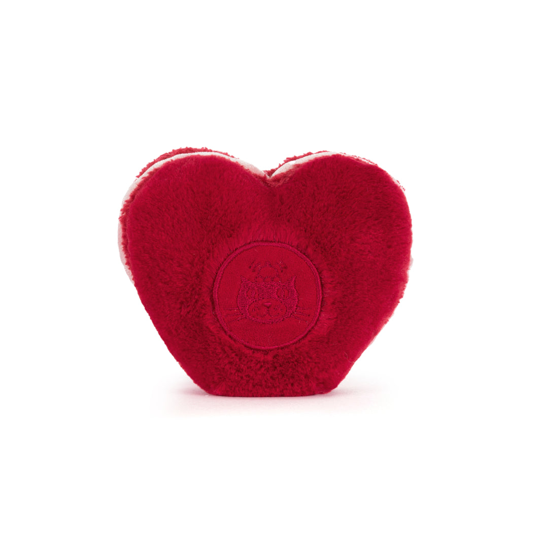 Jellycat Arlette Heart Macaron Red