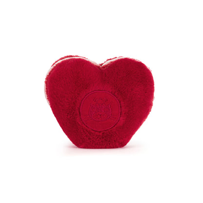 Jellycat Arlette Heart Macaron Red