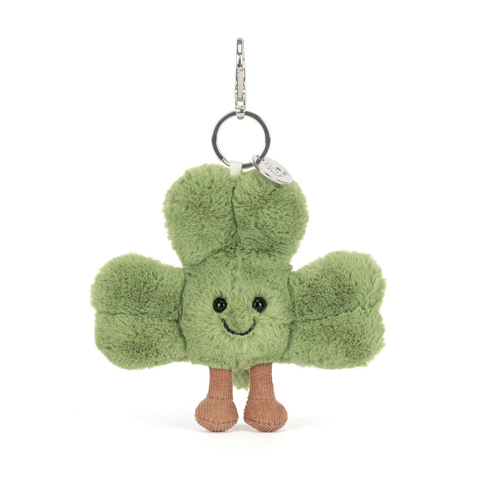 Jellycat Amuseables Siofra Shamrock Bag Charm - Brand Academy Store