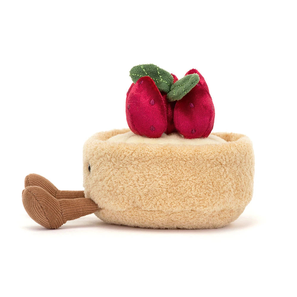 Jellycat Amuseables Fleurette Tarte Aux Fraises Soft Toy