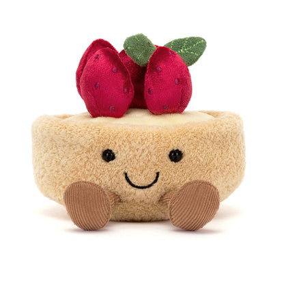 Jellycat Amuseables Fleurette Tarte Aux Fraises Soft Toy