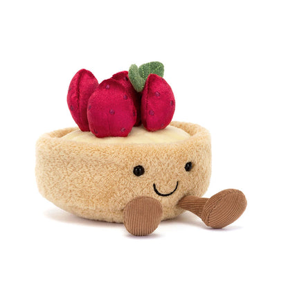 Jellycat Amuseables Fleurette Tarte Aux Fraises Soft Toy
