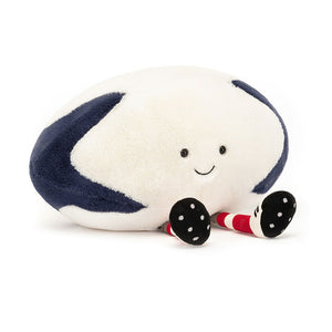 Amuseables Rugby Ball Official Jellycat Soft Toy