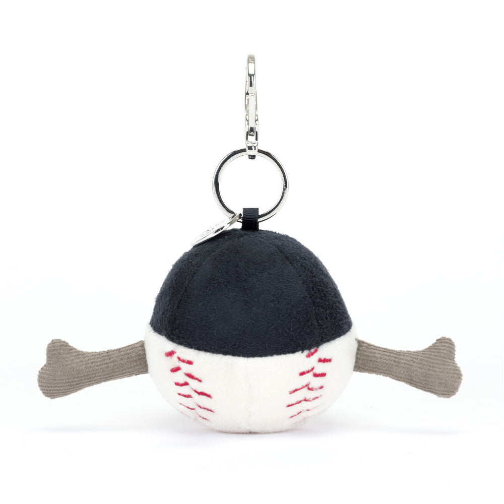Baseball Bag Charm Official Jellycat Soft Toy