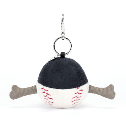Baseball Bag Charm Official Jellycat Soft Toy