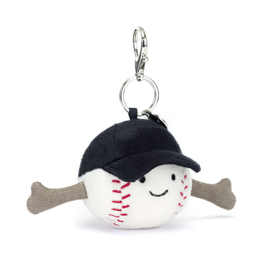 Baseball Bag Charm Official Jellycat Soft Toy