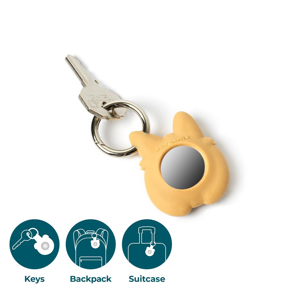 Key Ring for Airtag Corgi - Image 3