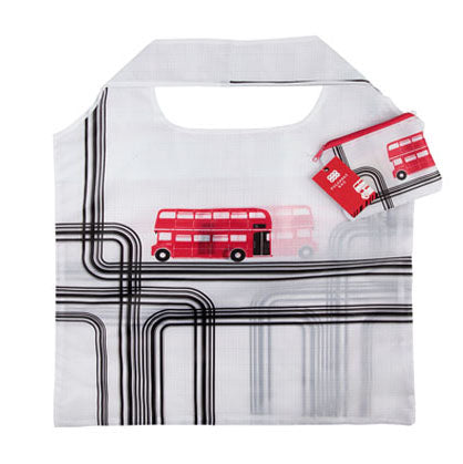 Red Bus Foldaway Bag