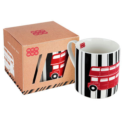 Red Bus Mug Boxed