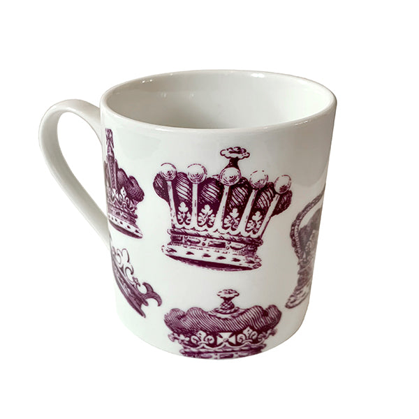 Anne Harris Queen Elizabeth II Crown Ceramic Mug