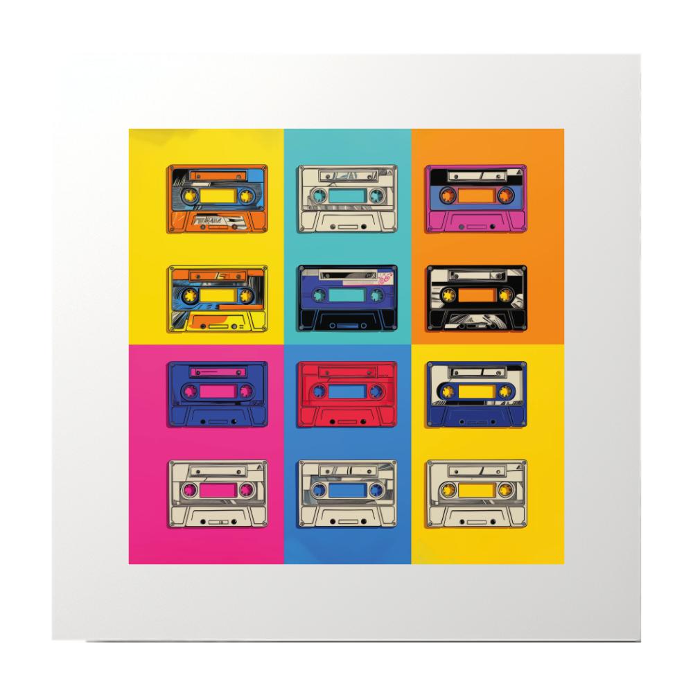Pop Art Tapes Art Print