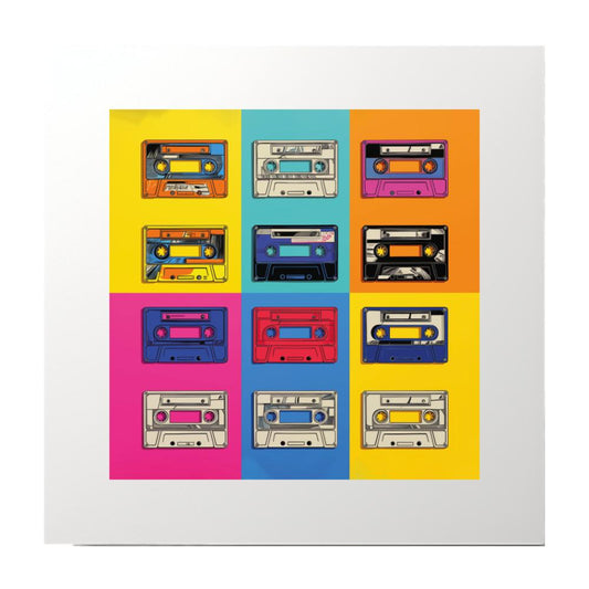 Pop Art Tapes Art Print